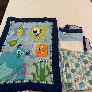 Monsters Inc. crib bedding